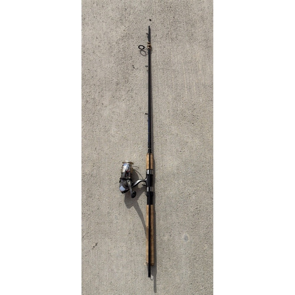 Daiwa D-Shock DSC F602ML 6' Spinning Fishing Rod 2-Piece Cork Grip Used